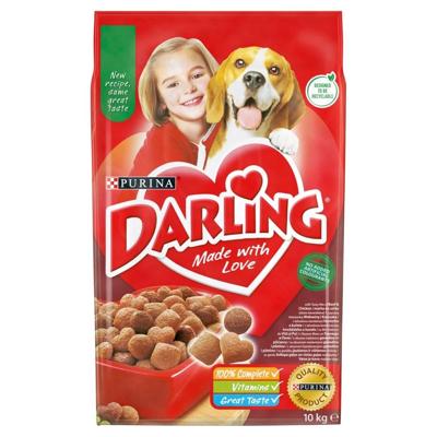 PURINA Darling Beef with chicken - droog hondenvoer - 10 kg