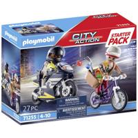 PLAYMOBIL City Action Starter Pack speciale eenheid en juwelendief 71255 - thumbnail