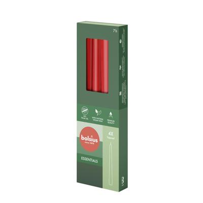 Bolsius Gotische kaarsen Delicate Red 4x