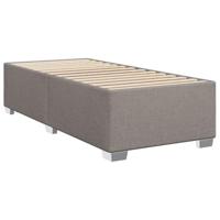 Boxspring met matras stof taupe 80x200 cm - thumbnail