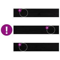 VidaXL Vensterbanken 2 st 80x15x2 cm massief eikenhout donkerbruin - thumbnail