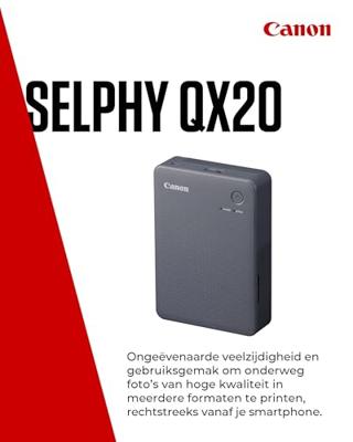 Canon SELPHY QX20 donkergrijs