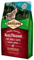 CARNILOVE DUCK / PHEASANT HAIRBALL 2 KG - thumbnail