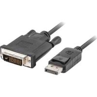 Lanberg CA-DPDV-10CU-0010-BK video kabel adapter 1 m DisplayPort DVI-D Zwart - thumbnail