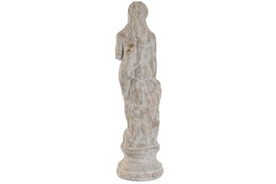 Decoratieve figuren Home ESPRIT Grijs Vrouw Romantiek Verouderde afwerking 17 x 17 x 61 cm