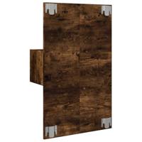 Nachtkastje met LED's wandgemonteerd gerookt eikenkleurig - thumbnail