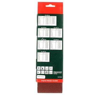 Metabo Accessoires Schuurbanden (3 st.) 75x533 mm - P80 - 631003000 Metabo Accessoires Schuurbanden (3 st.) 75x533 mm - P80 - 631003000
