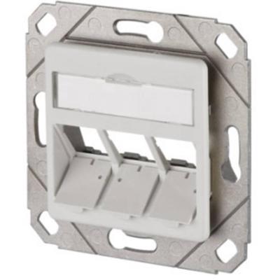 Metz Connect 130B20D31102KE Netwerkdoos Inbouw (in muur) Inzet met centraalstuk 3 poorten Zuiver wit (RAL 9010) Metz Connect 130B20D31102KE Netwerkdoos Inbouw (in muur) Inzet met centraalstuk 3 poorten Zuiver wit (RAL 9010)