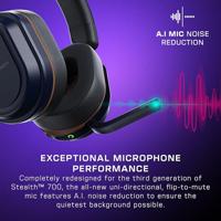 Draadloze gamingheadset - Turtle Beach Stealth 700X (Gen3) - Kobalt - Xbox, PS5, PS4, pc, mobiel, 60 mm, Bluetooth, 80 uur - thumbnail