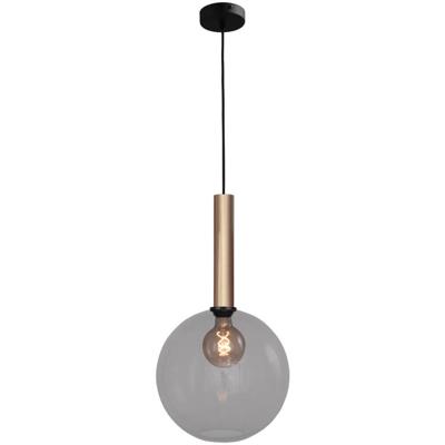 Masterlight Hanglamp Ø 30cmBella 2 Messing goud met smoke glas - 2980-02-05-30