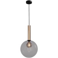 Masterlight Hanglamp Ø 30cmBella 2 Messing goud met smoke glas - 2980-02-05-30 - thumbnail