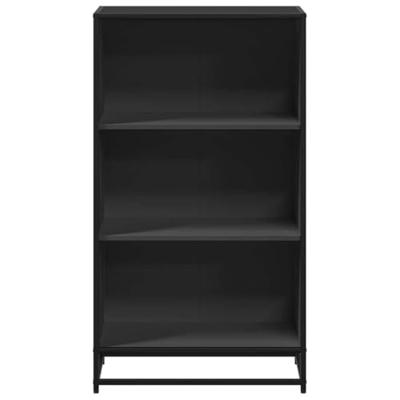 Boekenkast 60x35x107,5 cm bewerkt hout zwart