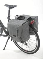 New Grijze nova double - dubbele fietstas, waterafstotend, 32l - thumbnail