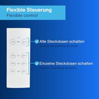 REV Funkschalt-Set Mini 3+1 ws 0085500103 Draadloze schakelaarset 4-delig Binnen 3680 W - thumbnail