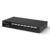 LINDY 8 Port DisplayPort 1.2 USB 2.0 KVM Switch KVM-switch 8 poorten DisplayPort 3840 x 2160 Pixel - thumbnail