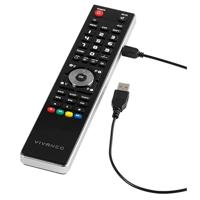 Vivanco UR 40 USB afstandsbediening Zwart, Zilver, 37600 - thumbnail