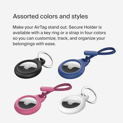 Belkin Beschermende houder met sleutelhanger voor AirTag - 2-pack sleeve