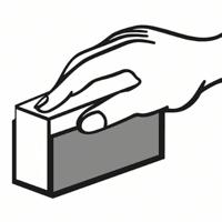 Bosch Accessoires Schuurrol | Hout | 93mmx5M | K80 - 2609256B75 - thumbnail