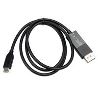 Adapter USB-C naar DisplayPort V7 V7UCDP-2M Zwart - thumbnail