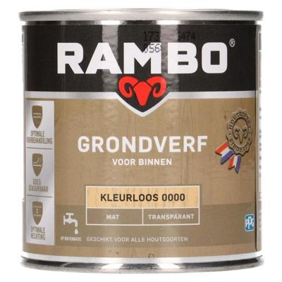Grondverf transparant mat 0,25l Rambo - Rambo Grondverf transparant mat 0,25l Rambo - Rambo