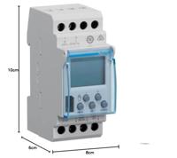 Hager DIN-rail schakelklok Digitaal - thumbnail