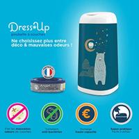 Starterspack luieremmer + 3 navullingen Dress Up ANGELCARE wit - thumbnail