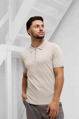 Pure Path Halfzip Polo Heren Beige - Maat XXL - Kleur: Beige | Soccerfanshop Pure Path Halfzip Polo Heren Beige - Maat XXL - Kleur: Beige | Soccerfanshop