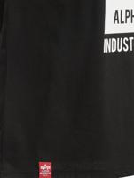 Alpha Industries / t-shirt Block Logo T in zwart - thumbnail