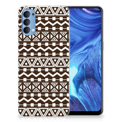OPPP Reno 4 TPU bumper Aztec Brown OPPP Reno 4 TPU bumper Aztec Brown
