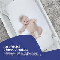Matrasbeschermer voor meegroeiwieg CHICCO Next2Me Forever wit - thumbnail