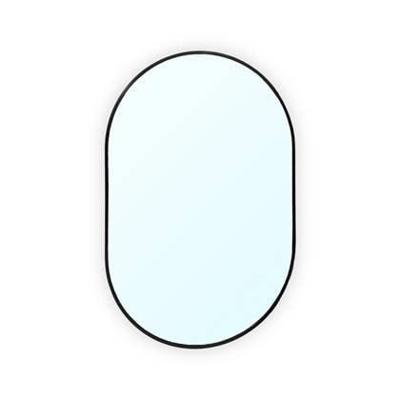 Artichok Lize Wandspiegel Ovaal 80 x 50 cm - Zwart