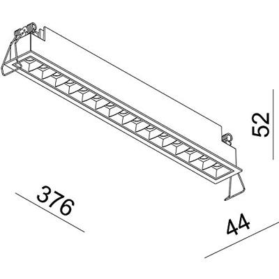 Deko Light 565252 Ceti 15 LED-inbouwlamp LED vast ingebouwd Energielabel: G (A - G) 30.80 W Wit