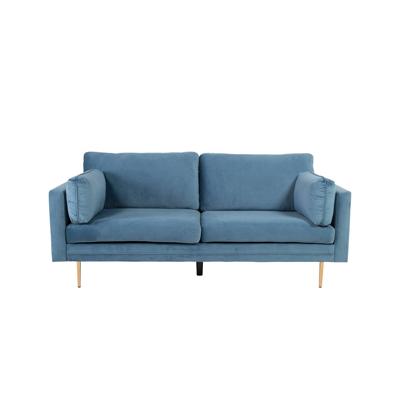 Nohr 3-zits Bank 'Tylan' Velvet, kleur Blauw