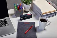 Labeltape Dymo LabelManager D1 polyester 19mm zwart op rood | 5 stuks - thumbnail