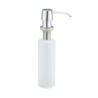 Inbouw zeeppompje chroom kunststof fles 250ml - thumbnail