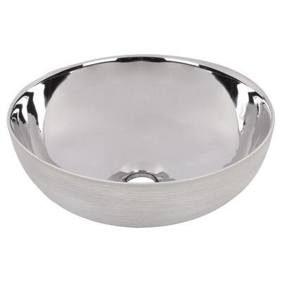 Waskom Differnz Shine Zilver/Wit 40 x 13,5 cm