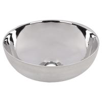 Waskom Differnz Shine Zilver/Wit 40 x 13,5 cm - thumbnail