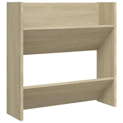 Wandschoenenkast 60x18x60 cm spaanplaat sonoma eikenkleurig Wandschoenenkast 60x18x60 cm spaanplaat sonoma eikenkleurig