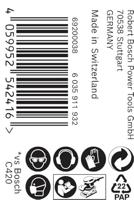 Bosch Accessories EXPERT C470 2608900903 Schuurpapierrol Ongeperforeerd Korrelgrootte (num) 60 1 stuk(s) - thumbnail