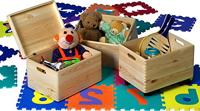 Houten Combi Opbergbox 30x40 cm - thumbnail