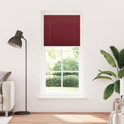 VidaXL Plissé rolgordijn 85x200 cm stofbreedte 84,4 cm bordeauxrood VidaXL Plissé rolgordijn 85x200 cm stofbreedte 84,4 cm bordeauxrood