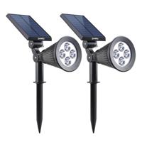 Schijnwerper op zonne-energie Lumisky 3760119732779 Aanpasbaar 2 in 1 (2 Stuks) - thumbnail