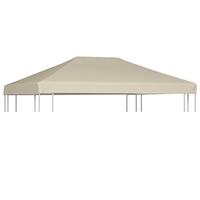 VidaXL Prieeldak 310 g/m² 4x3 m beige - thumbnail
