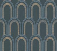 Architects Paper AP Arcade - Petrol - Retro - 391763 - thumbnail