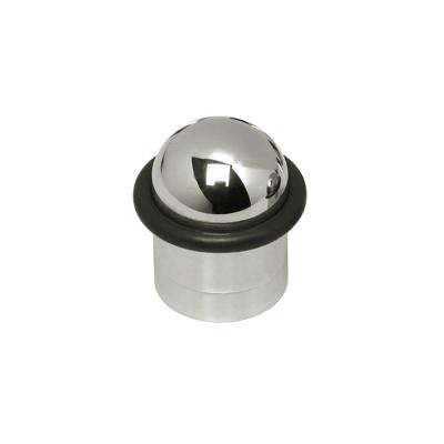 Deurstop met ring nikkel