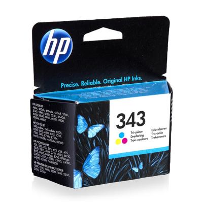 HP inktcartridge 343, 330 pagina's, OEM C8766EE, 3 kleuren HP inktcartridge 343, 330 pagina's, OEM C8766EE, 3 kleuren