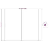 VidaXL Waterbestendige tarp met dak - thumbnail