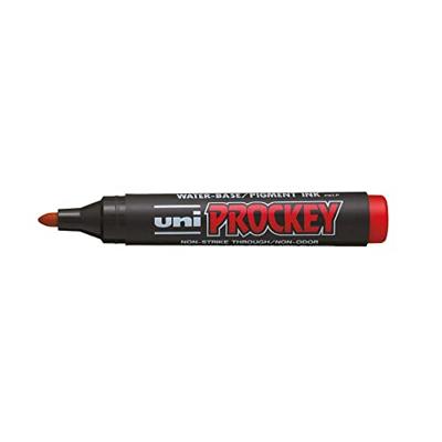 Uni-ball permanent marker Prockey PM-122, ronde punt, medium, etui van 8 stuks