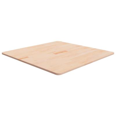 Tafelblad vierkant 80x80x1,5 cm onbehandeld massief eikenhout Tafelblad vierkant 80x80x1,5 cm onbehandeld massief eikenhout