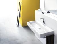 Hansgrohe Metris wastafelkraan met hoge draaibare uitloop met waste chroom 31087000 - thumbnail